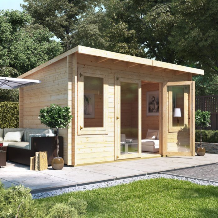 BillyOh Fraya Pent Log Cabin - Garden Buildings Direct